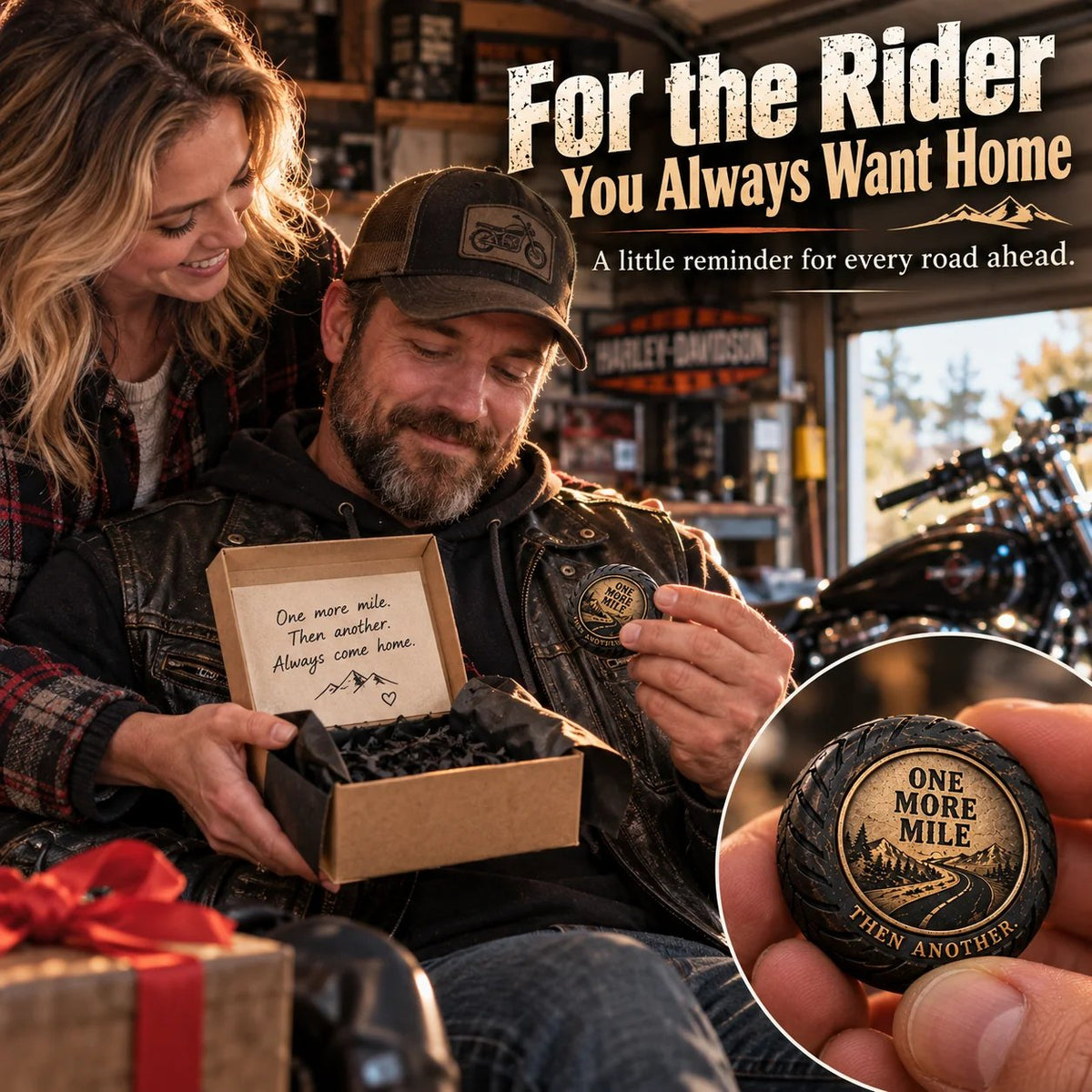 🏍️🛞 One More Mile™ Pocket Hug for Riders