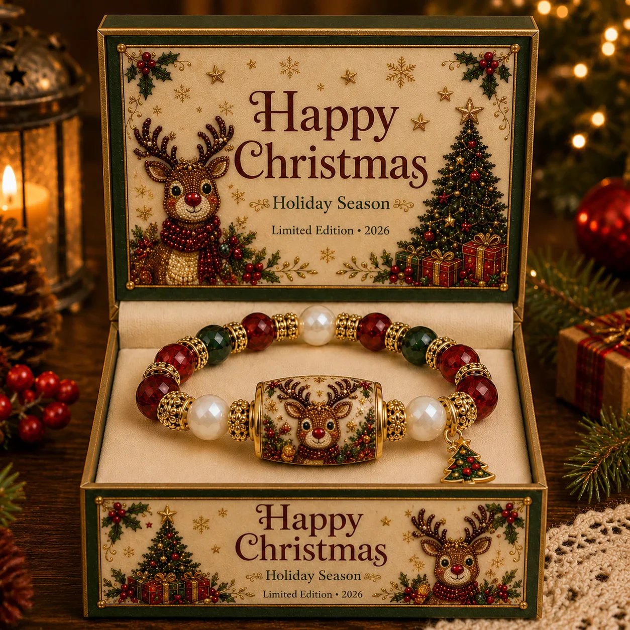 💥🎄 Last Day Big Sale – 🎄 Christmas Magic Collection Bracelet — Limited Edition