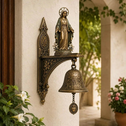 🔥HOT SALE🔥🙏 Our Lady of Grace Wall Bell – A Gift of Faith, Grace & Love 🔔