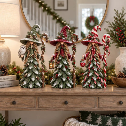🧙Whimsical Christmas Witch Resin Figurine Collection🎅✨