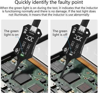 Type-C Inductance Tester Motherboard Coil Tester, Electronic Circuit Board Inductor Detector