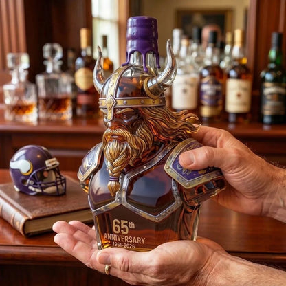 'God of War of the North' 3D Bust-Shaped Whiskey Bottle