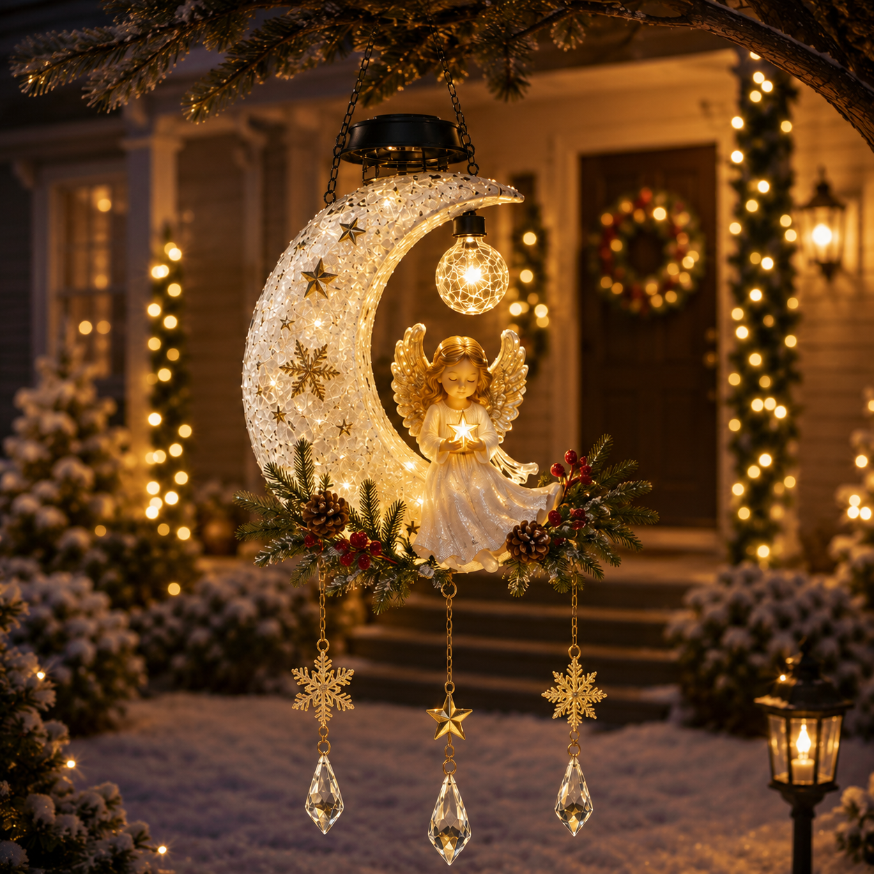 🎁 Today Only: Get 49% Off👼 Christmas Angel Moon Light