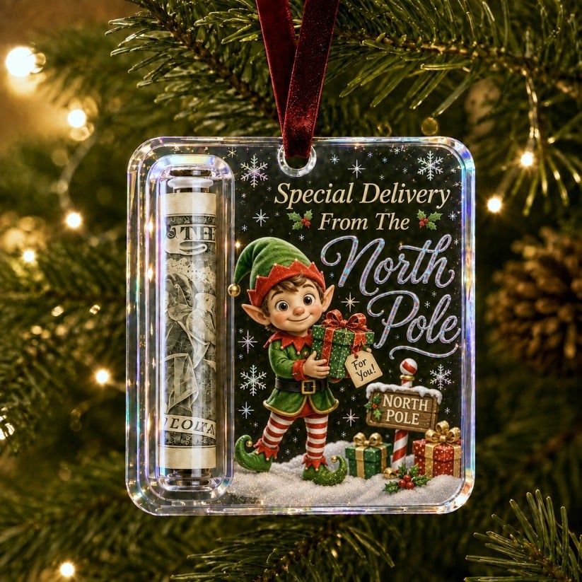 🎄💵Christmas Cash Gift Ornament- Make Cash Feel Like A Real Christmas Gift