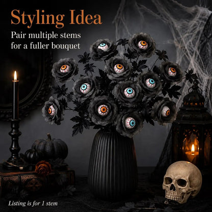 👁️✨ Dark Gothic Rose Decor – A Spooky Halloween Statement Piece for Your Home