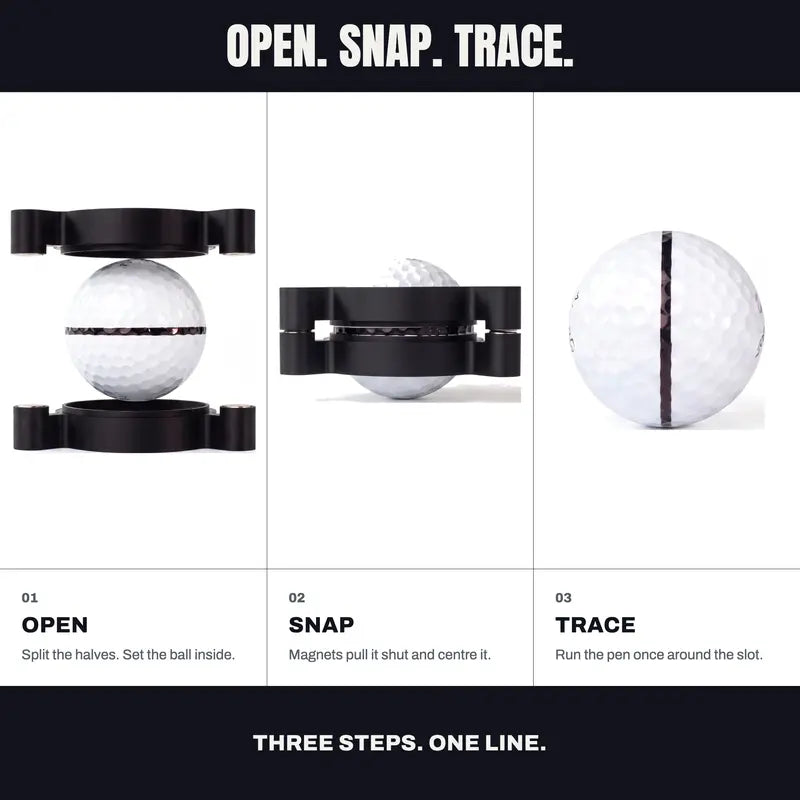 The Halo — 360° Golf Ball Line Marker