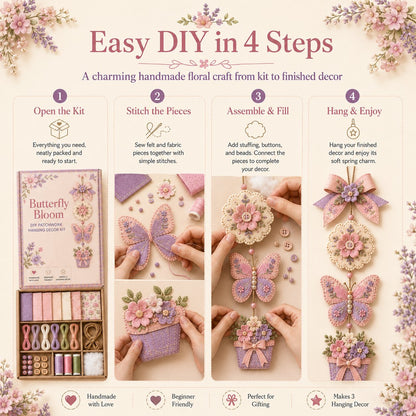 🔥Last Day BUY 3 GET 1 FREE✨ DIY Patchwork Hanging Decor Kit | A Heartfelt Handmade Decoration Full of Love & Memories