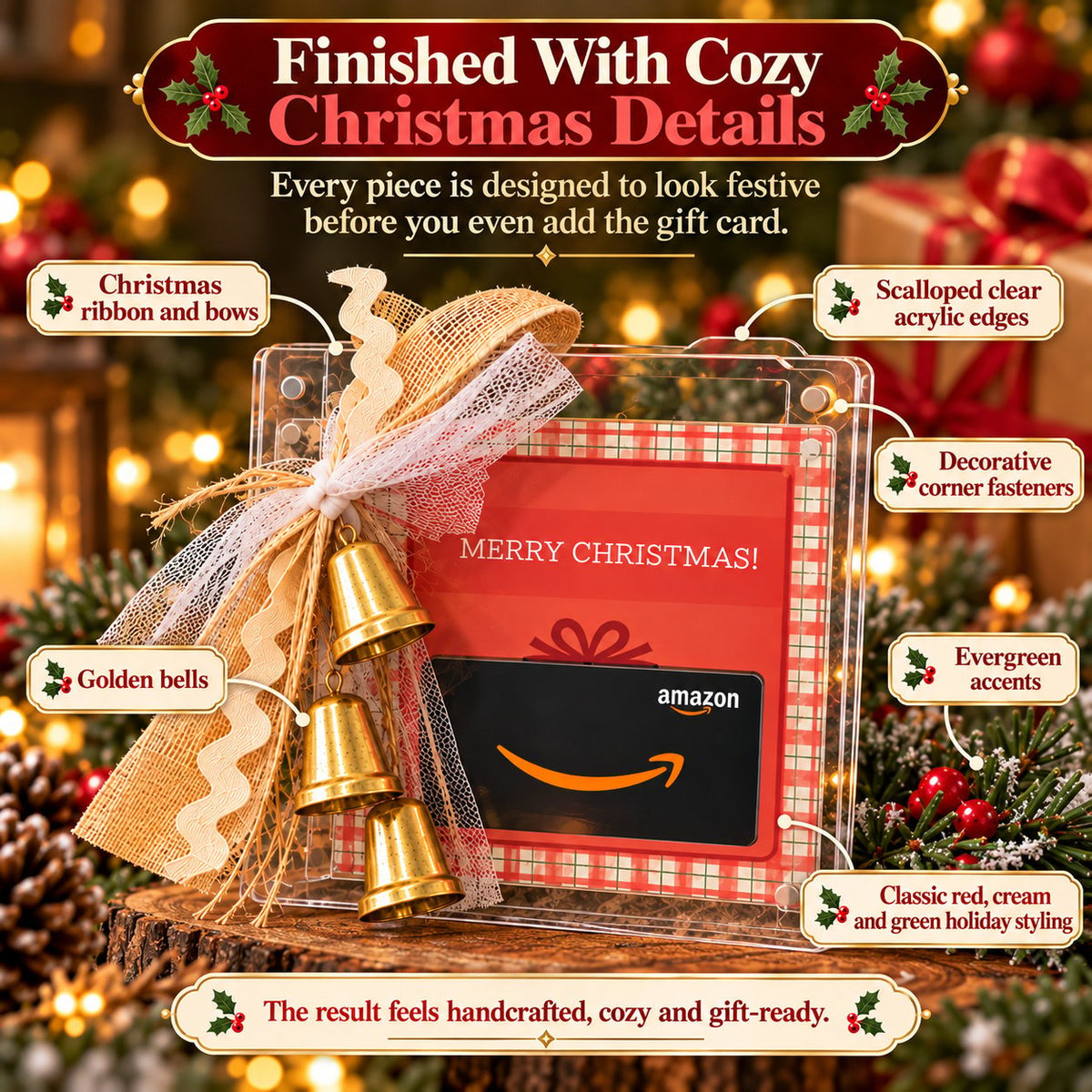 🎅✨Christmas Gift Card Keepsake Frame