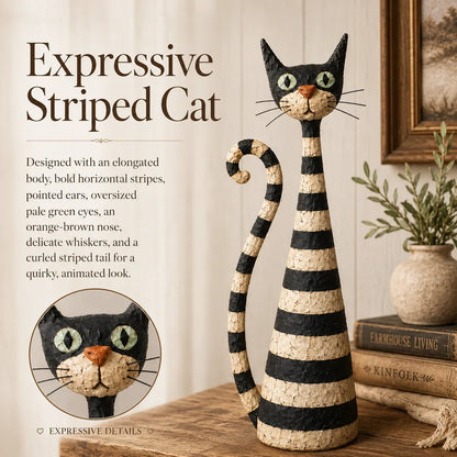 🐱Vintage  Cat & Lady Sculptures