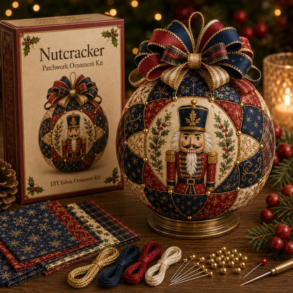 🎄 Christmas Classics Patchwork Ornament DIY Kit