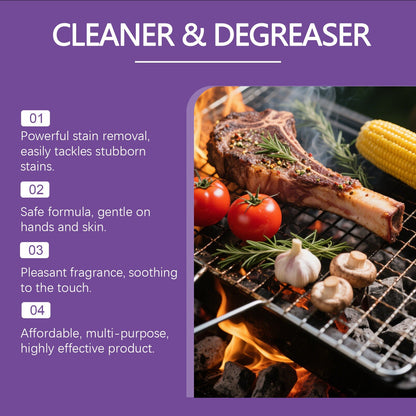 🔥 Buy 2 Get 1 Free  🧼 Powerful Grill Degreaser Spray – Kitchen Grease Killer & Heavy-Duty Clean✨