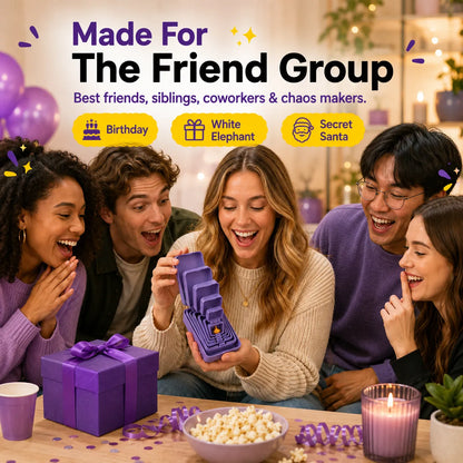 ⏳ Last Day 49% OFF – 😂 Never-Ending Prank Gift Box | Endless Nested Surprise Boxes with Hilarious Final Reveal for White Elephant, Parties & Funny Gifts 🎁