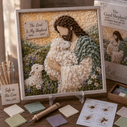 ✝️ 3D Christian Fabric Poke Art Kit