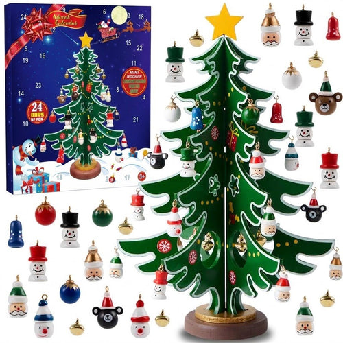 🎄🎁 24-Day Christmas Tree Advent Calendar – ✨Daily Ornament Surprises for Kids & Holiday Family Fun