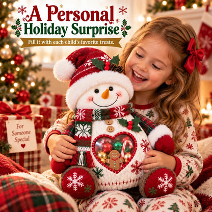 ⏰LAST DAY 50% OFF 💯🎅 Refillable Christmas Figurine Treat Holder 🍬