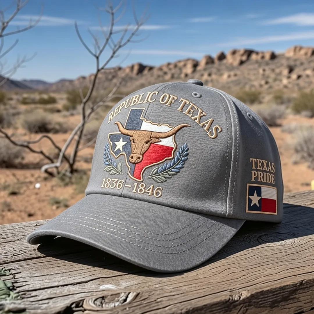🔥Casquette brodée République du Texas