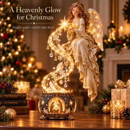 ✨Last Day 49% OFF✨Heavenly Angel Nativity Starfall Light