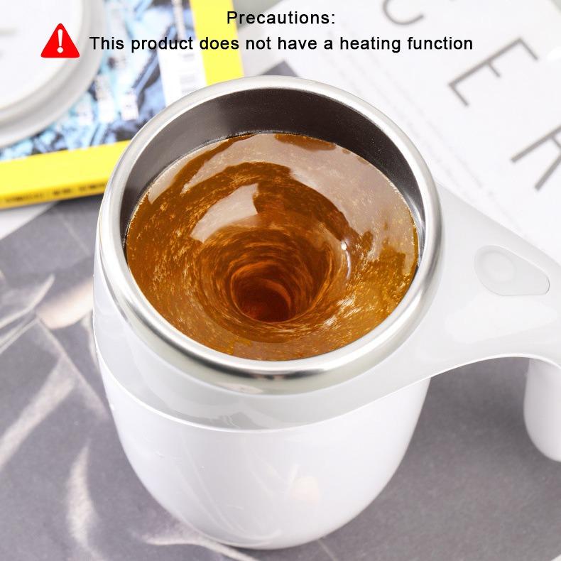 ☕ Automatic Stirring Electric Coffee Mug | 380ml Magnetic Rotating Reusable Travel Cup