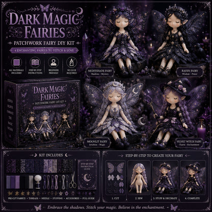 🧚Fairy Patchwork DIY Kit – Create 4 Handmade Fairy Keepsakes