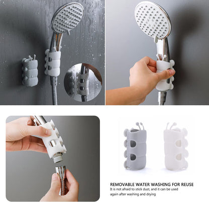 🎉Factory Clearance Sale 60% OFF📦Strong Suction Cup Shower Head Holder, No Drill Removable Shower Head Mount Bracket