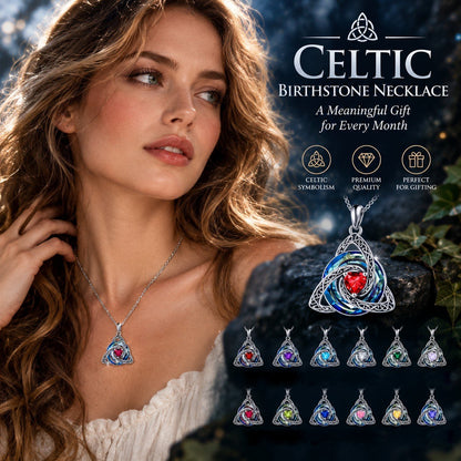 ♾️💖Birthstone Celtic Knot Necklace for Women