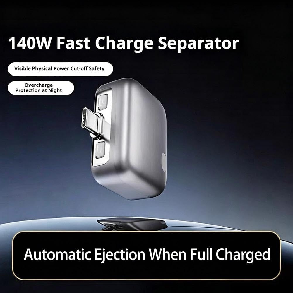 Cotitoc ™Smart Auto Stop Charging Adapter Auto Cut-Off Charger Protector with AI Full-Charge Disconnect Universal Overcharge Protection Adapter for Phone