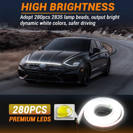 🔥HOT SALE 49% OFF🔥🚗71"High Brightness Automotive Hood Gap LED Strip - Ambient Lighting Package