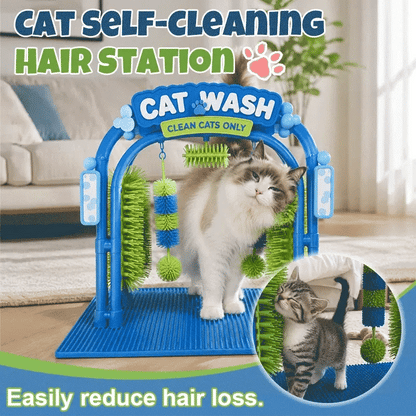 🐱 Self‑Grooming Cat Wash Station