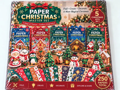 🧘Relaxing & Beginner-Friendly- 3D DIY Paper Christmas(💕Step-by-Step Guide Included)