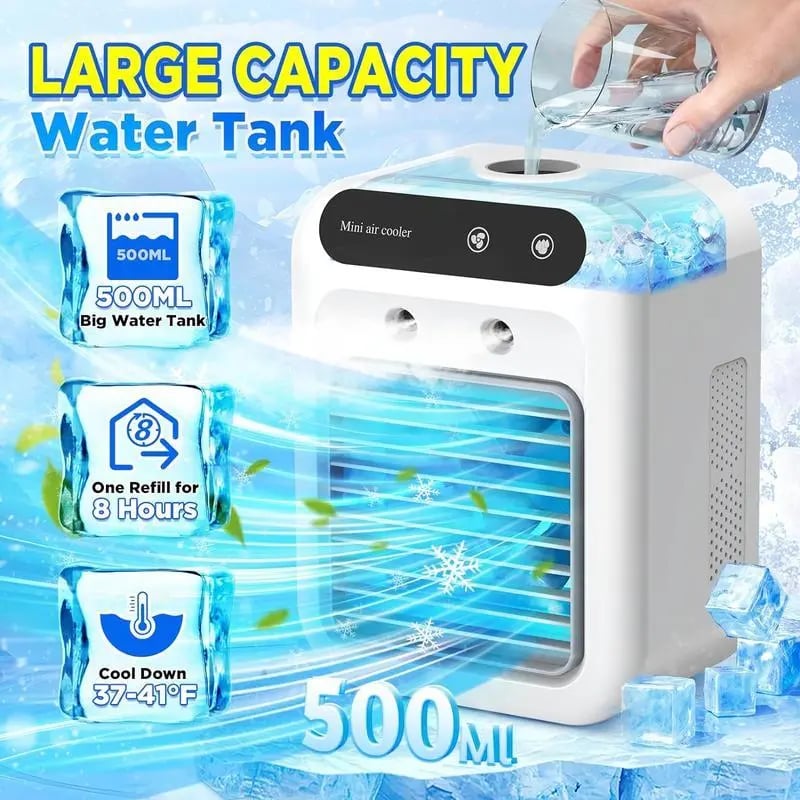 🎁Last Day 49% OFF❄️Mini Portable Air Conditioner with Cooling and Humidification Function