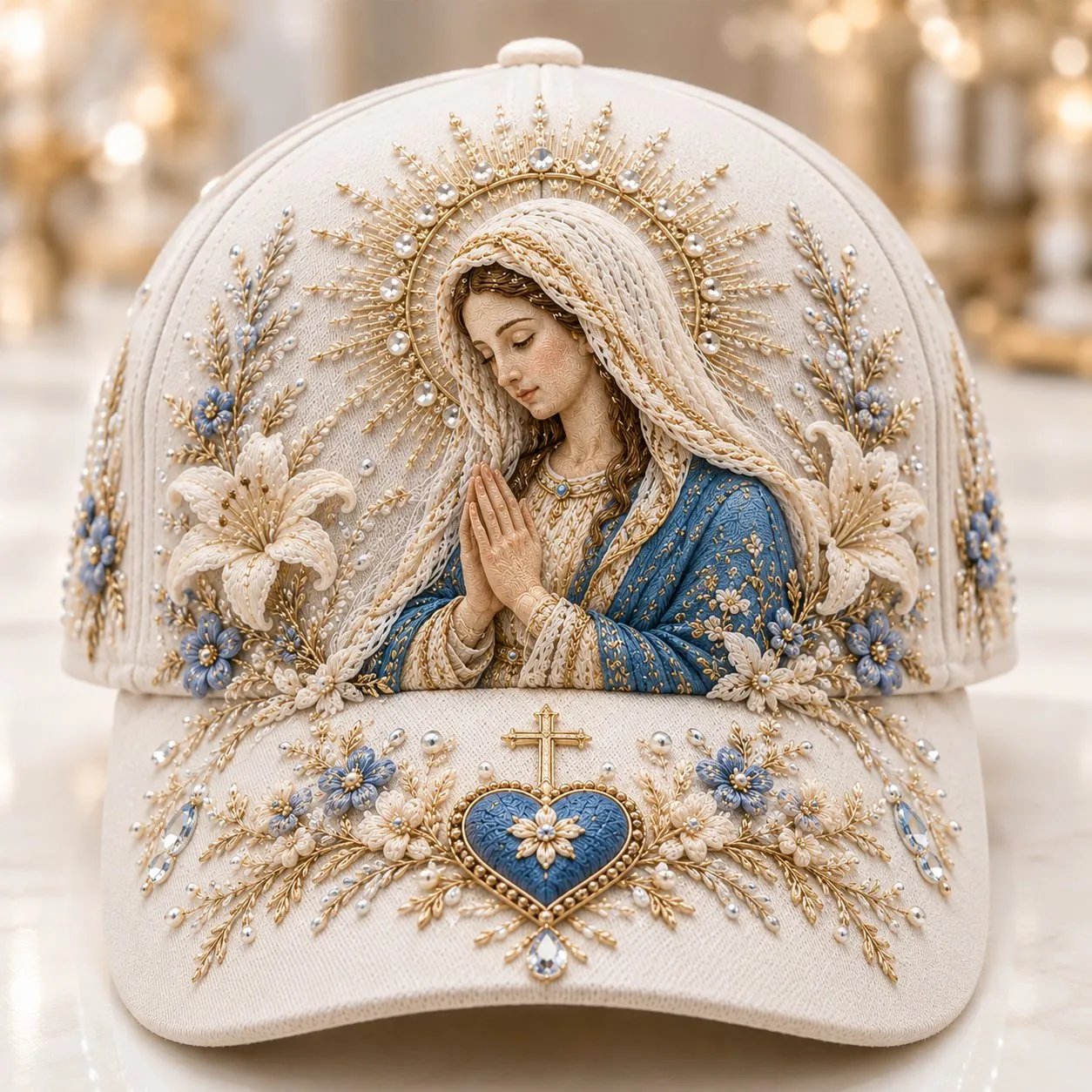 🔥 Last Day 49% OFF - ❤️ Sacred Faith Embroidered Baseball Cap | 3D Raised Christian Design, Unisex Comfortable Adjustable Hat for Church, Outdoor Walks & Daily Wear ✝️✨