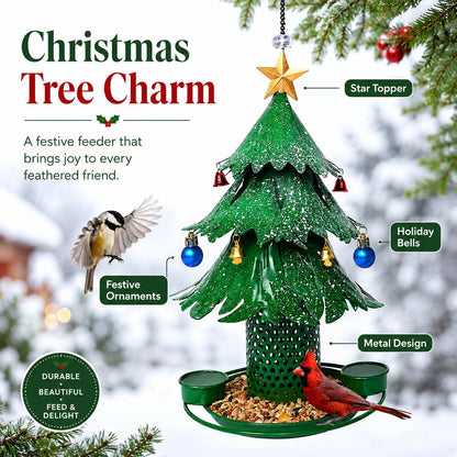 🎄Christmas Tree Bird Feeder - 🐦✨Festive Backyard Holiday Decor