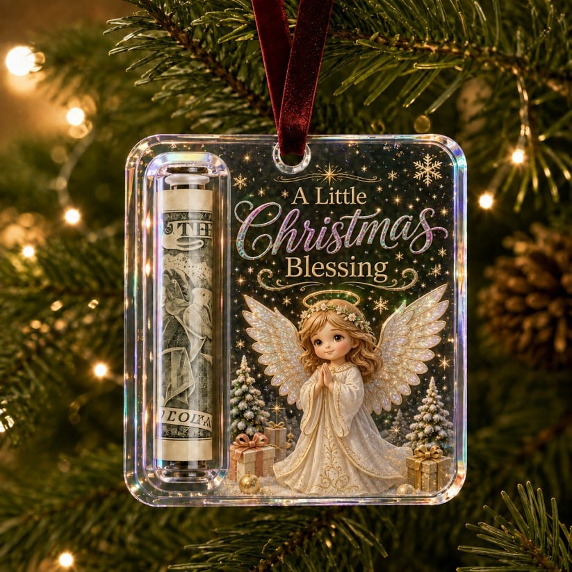 🎄💵Christmas Cash Gift Ornament- Make Cash Feel Like A Real Christmas Gift