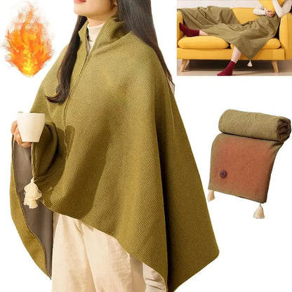 ❄️ LAST CHANCE 50% OFF - Heated Wearable Blanket – Stay Warm at Your Desk Without Bulky Layers 🔥