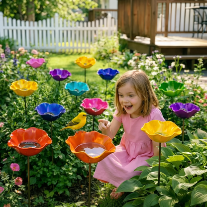 🔥2026 Muttertagsgeschenke 50% Rabatt🔥Handgemachter Blumen-Gartenstecker aus Metall🐦