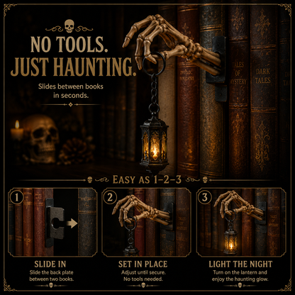 💀Skeleton Hand Lantern Shelf Light™