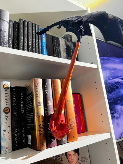 🔥 HOT SALE 🔥🐉Naotstore - Dragon Flame Book Nook