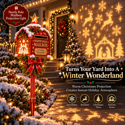 🔥 Last Day 50% OFF – 🎅Santa’s Magical North Pole Mailbox