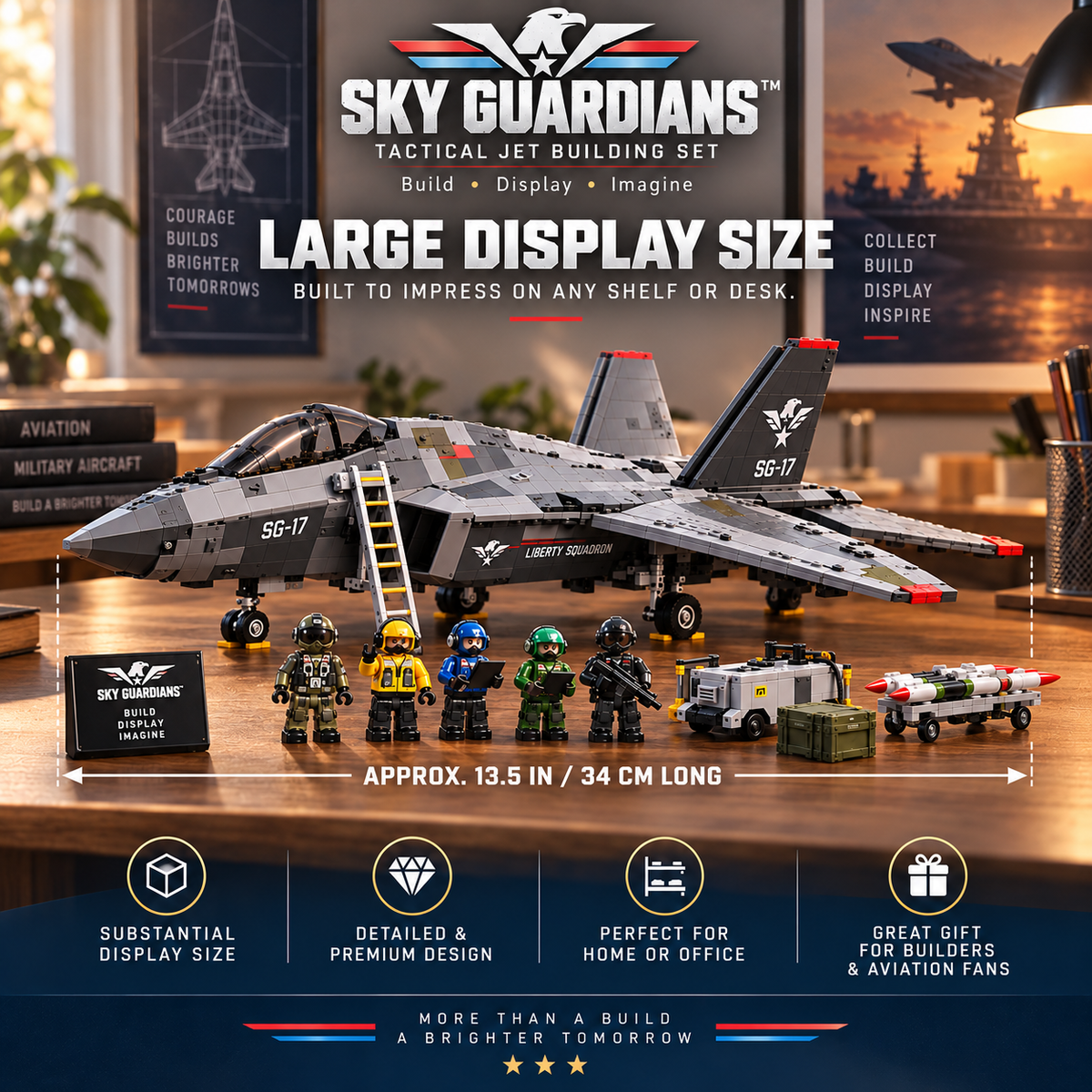 🔥 Last Day 50% OFF ✈️ Sky Guardians™ SG-17 Tactical Jet Building Set