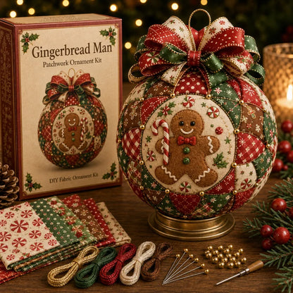🎄 Christmas Classics Patchwork Ornament DIY Kit