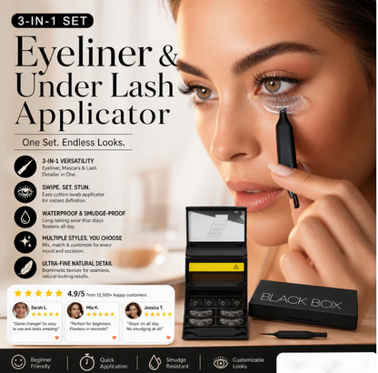 3-in-1 Eyeliner & Lower Lash Applicator Set