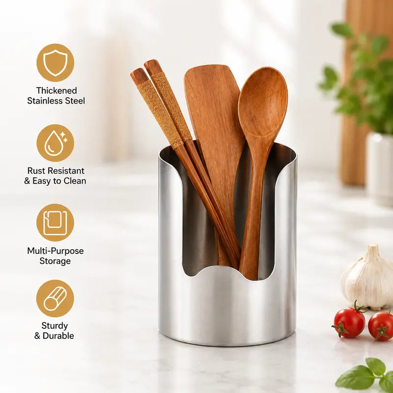 Stainless Steel Utensil Holder