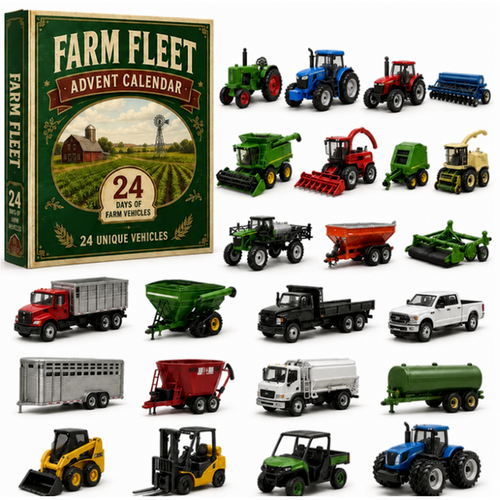 🚜Build the Fleet Collection 24-Day Vehicle Advent Calendar Series | ✨A New Adventure Every Morning