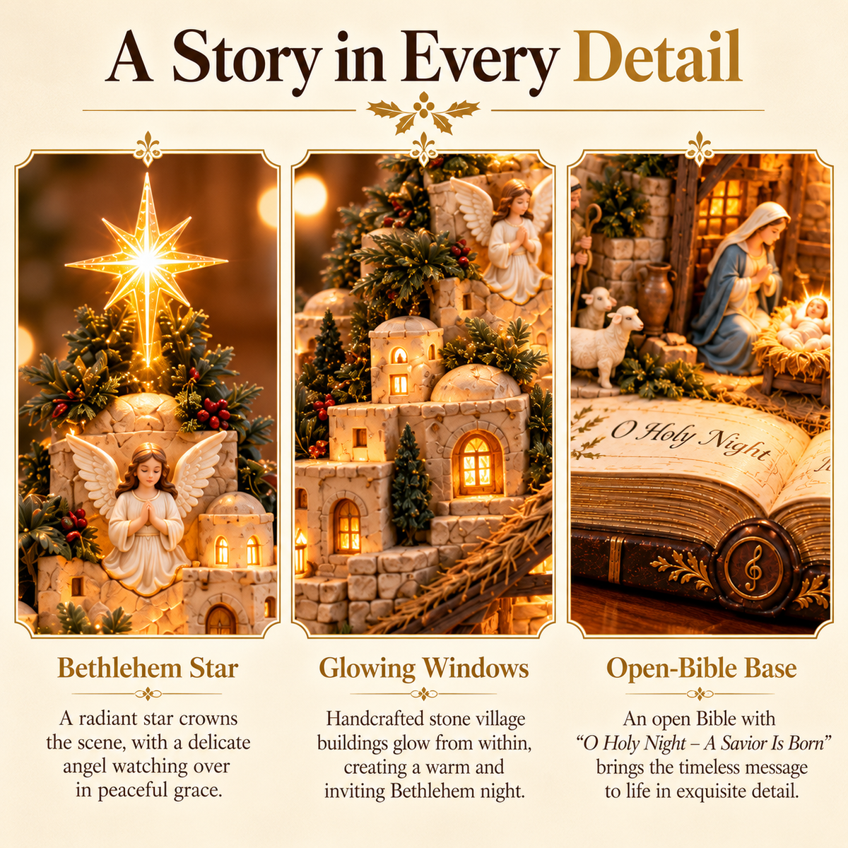 🔥 Last Day 50% OFF ✝️Bethlehem Star of Faith Christmas Tree Light✨