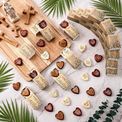 🔥LAST DAY 50% OFF - ✝️❤️Christian Pocket Heart Gift Set (Set of 12)