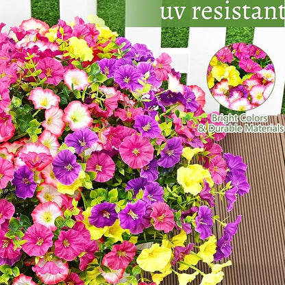 💥Upgraded high-end material🌸UV-resistant and non-fading morning glory