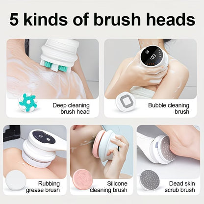 5-in-1 Electric Shower Brush