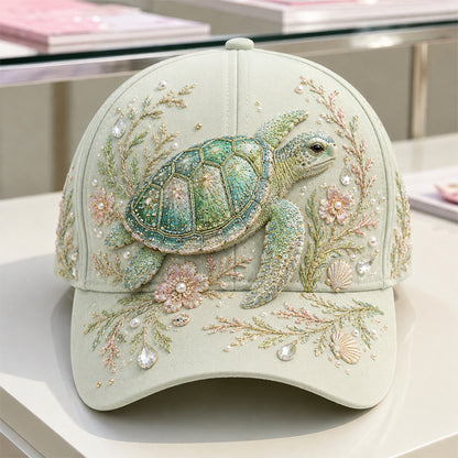 🔥 Last Day 49% OFF – 🌊 3D Ocean Creatures Embroidery Cap