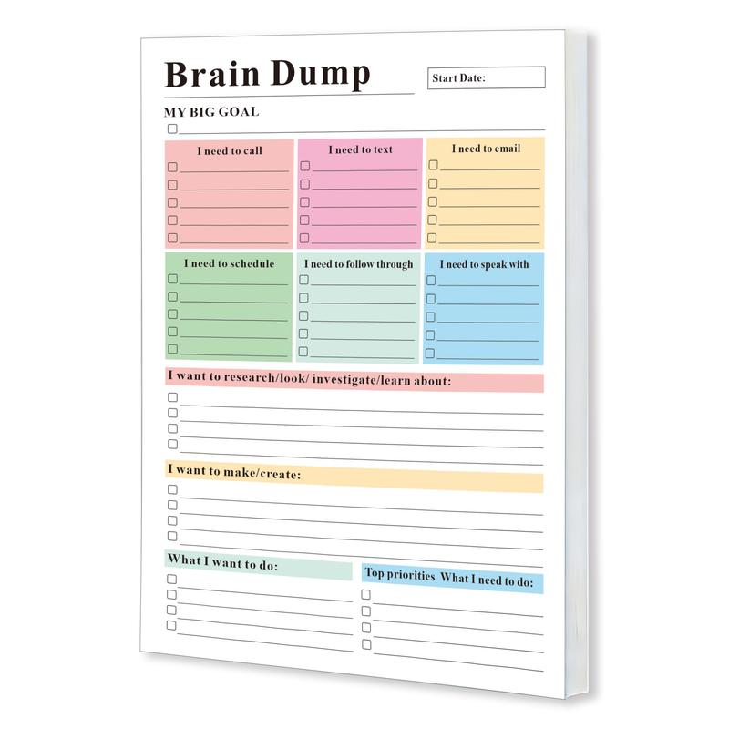 DetoxViva Brain Dump Notepad