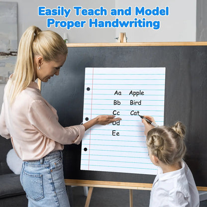 🔥Back to School Essential 49% OFF📝 Giant Magnetic Lined Paper Whiteboard🧑‍🏫💕Perfect for Teaching, Writing Practice, To-Do Lists & Daily Planning